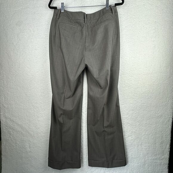 2/$30 Banana Republic Martin Fit Pants Size 10P Wool Silk Cuffed Neutral Office - Picture 9 of 11